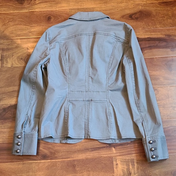 WHBM wintergreen Military Jacket - Picture 10 of 10
